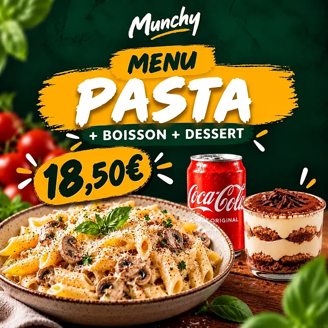 PASTA+BOISSON+DESSERT