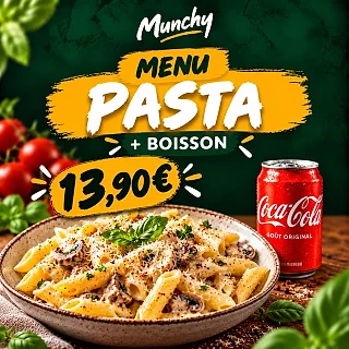 PASTA+BOISSON